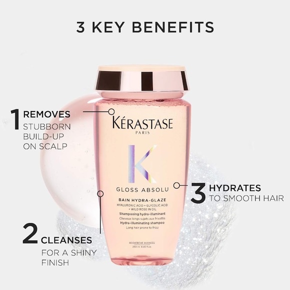 Kerastase Gloss Absolu Shampoo - Pink and Silver - Picture 3 of 7